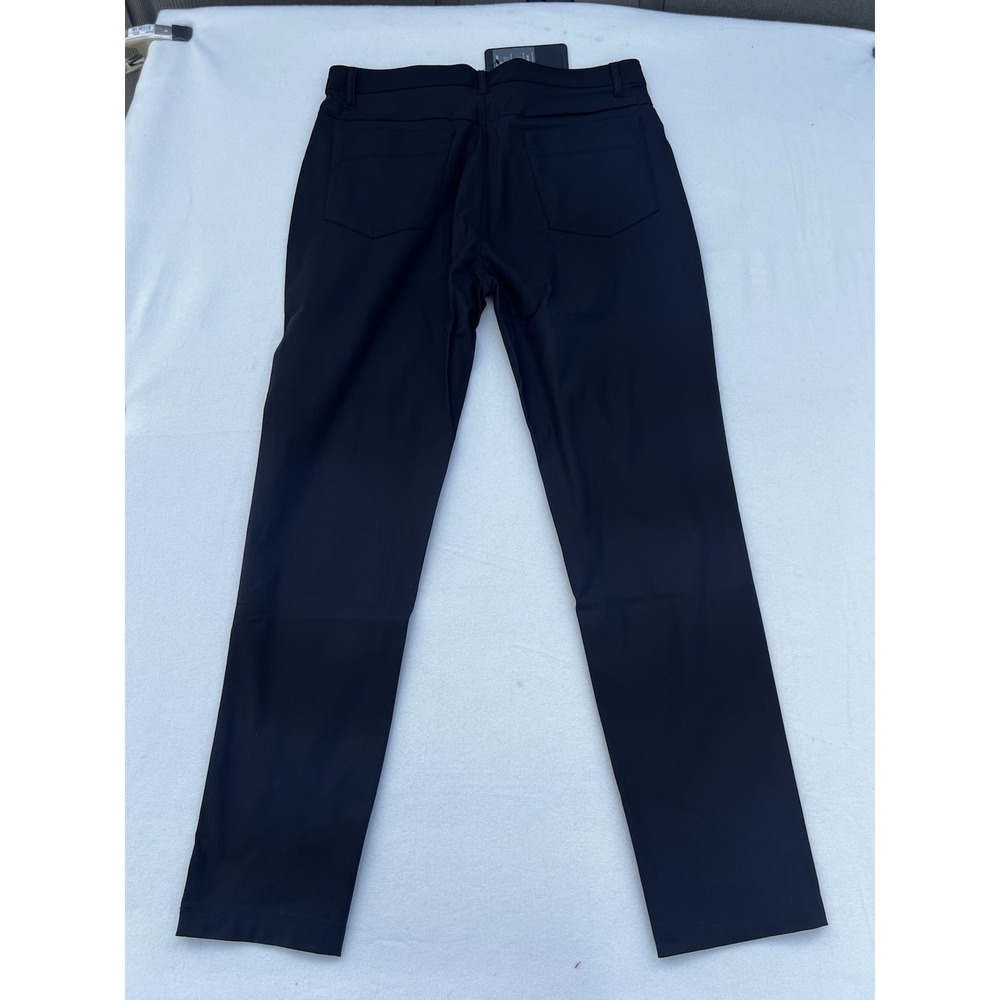 Fabletics Men's The Don 5-pocket Slim fit Pant Size 33 X 32 Black - Picture 8 of 9
